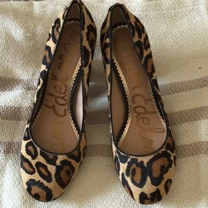 Sam Edelman Leopard Heels